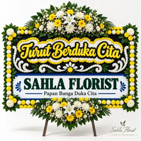 Papan Bunga Duka Serang